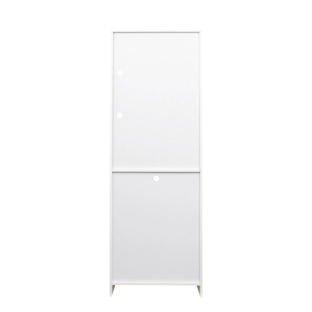 Vetrina con Luci LED ¨C MINIMAL ¨C Bianco, Soggiorno, Legno