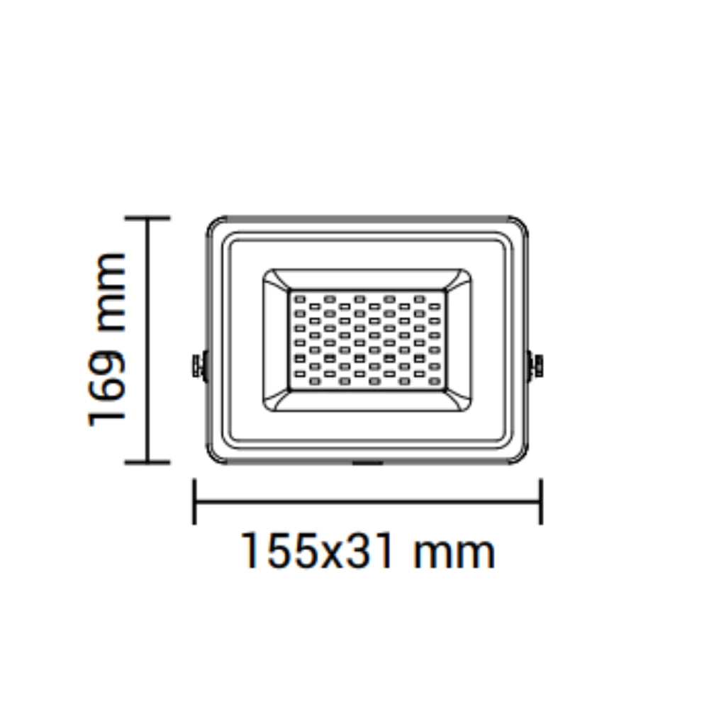 Proiettore led rgb light con telecomando potenza 30 watt colore nero ip65