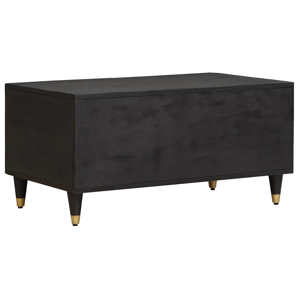 Tavolino da salotto Nero 80 x 50 x 40 cm