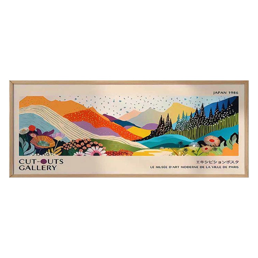Misola, Quadro Materiale Struttura in Legno Nobilitato, 50x120h cm Multicolore