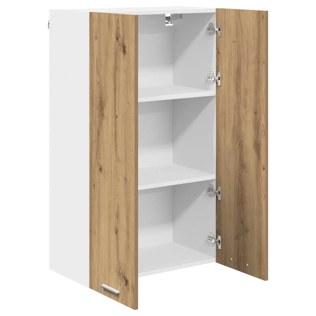 Armadio pensile con porta Rovere artigianale 60 x 31 x 100 cm 884361