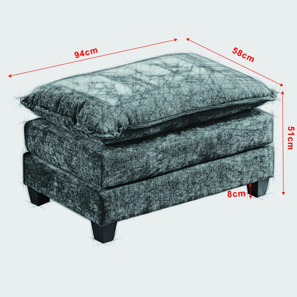 Pouf Cloud Sofa, divano componibile moderno, ideale per soggiorno, camera da letto e appartamento, comodo cuscino di seduta a doppio strato imbottito,