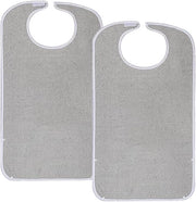 2-pack di cuffie acqua-resistenti per adulti, riutilizzabili e lavabili per anziani, protettore di abbigliamento unisex, cuffie acqua-resistenti regolabili in cotone per adulti per anziani e disabili