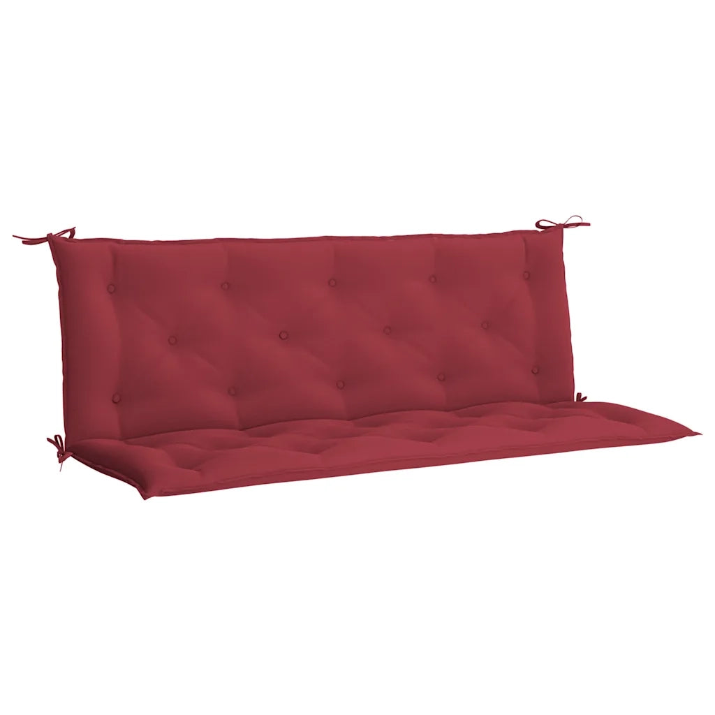 Cuscino per Panca Rosso Vino 150x(50+50)x7cm in Tessuto Oxford 315025