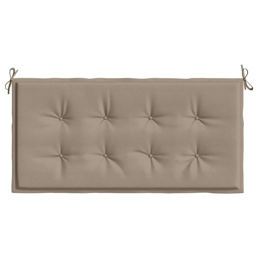 Cuscino per Panca Tortora 100x50x4 cm in Tessuto Oxford