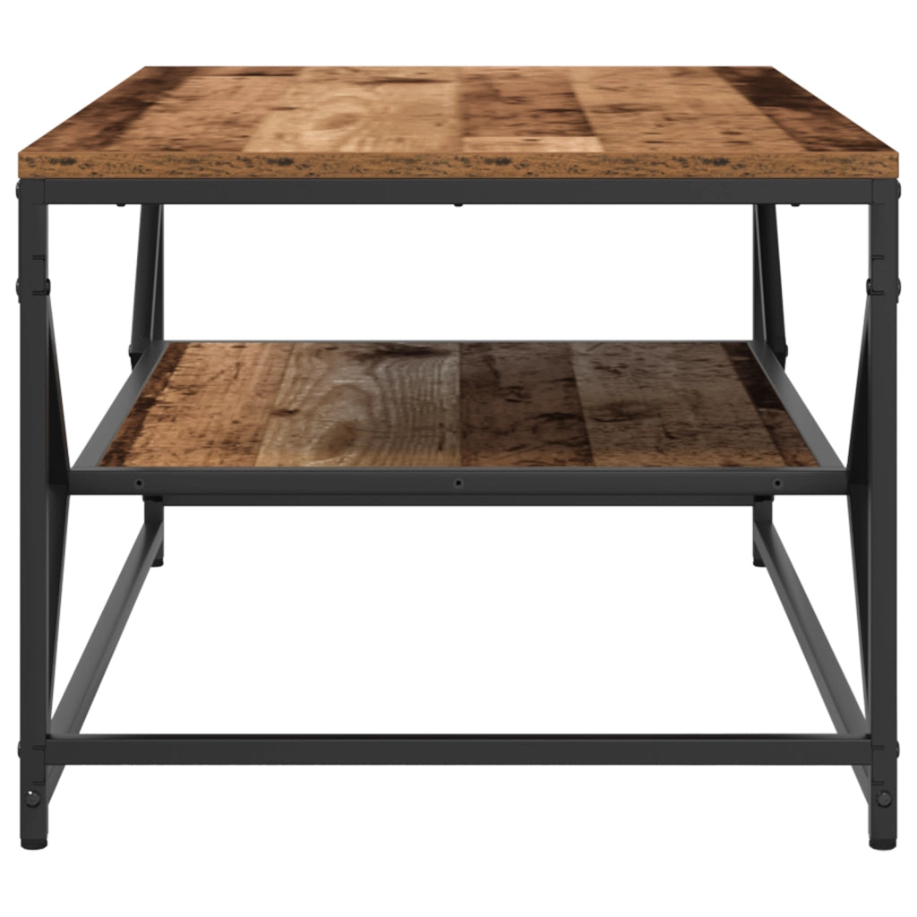 Tavolino da caffÃ¨ in legno riciclato 90x50x40 cm in legno ingegnerizzato