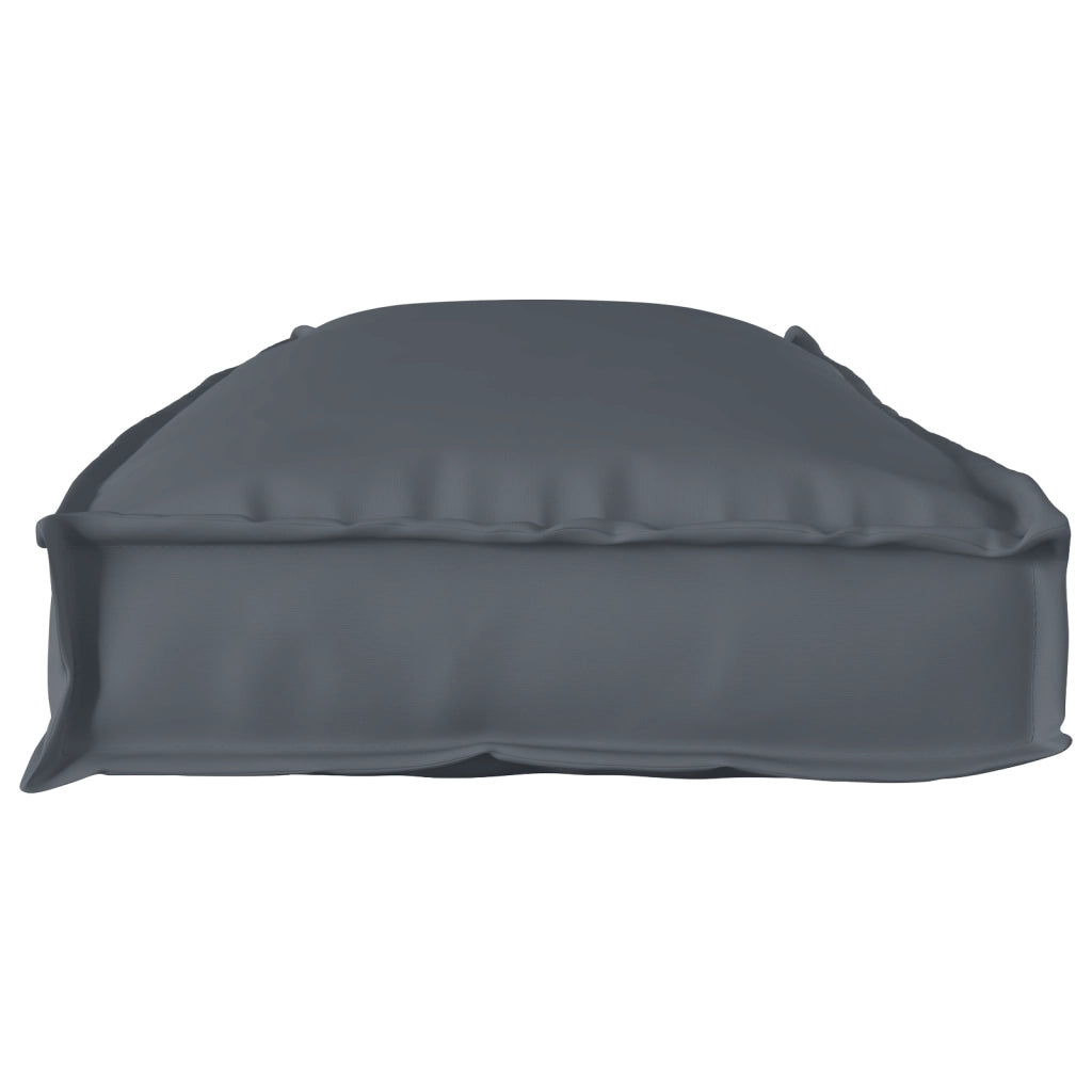Cuscino per Panca Antracite 110x40x8 cm Tessuto Oxford