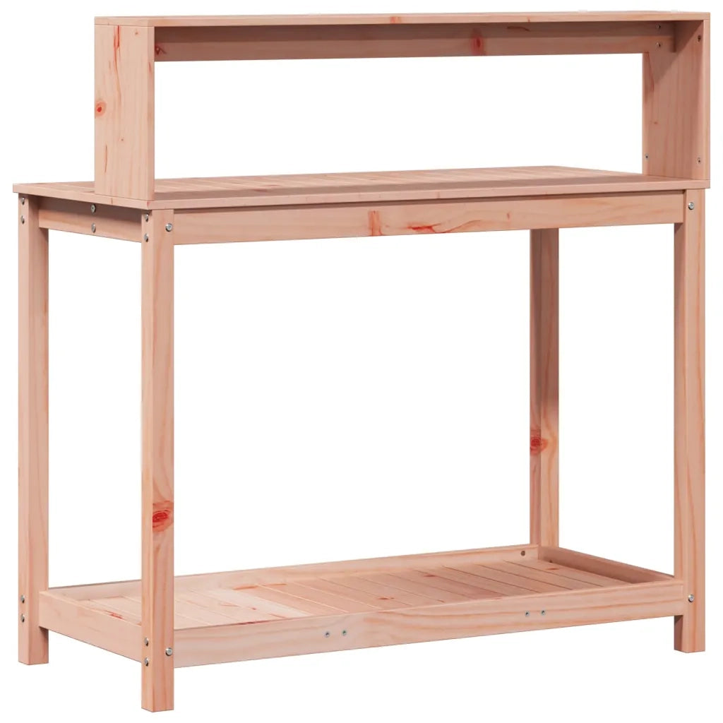 Tavolo Invaso con Ripiani 108x50x109,5cm Legno Massello Douglas CFW9247259