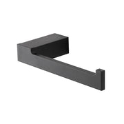 Porta rotolo carta igienica da muro in alluminio nero Sky