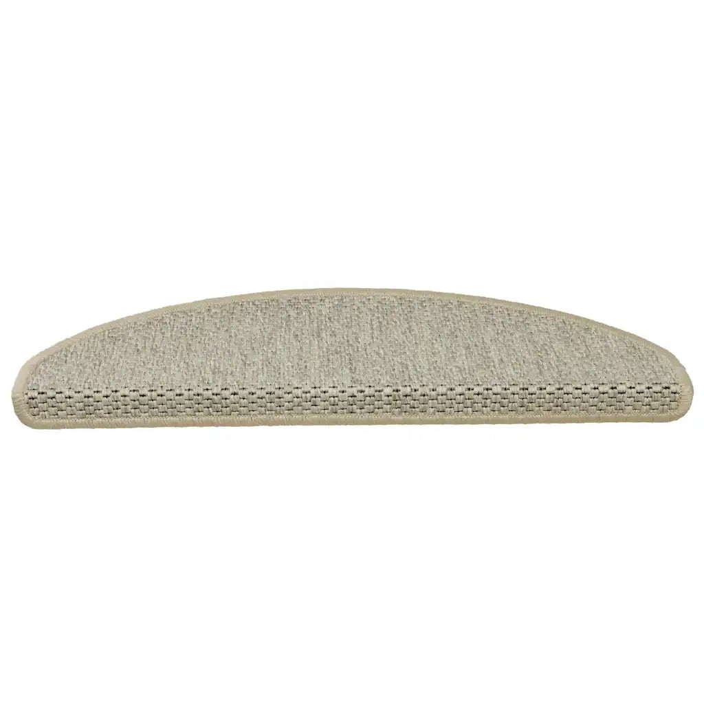 Tappeti Adesivi Scale Aspetto Sisal 15pz 65x21x4cm Verde Chiaro 326875