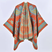 Sciarpa spessa con motivo paisley retr¨°