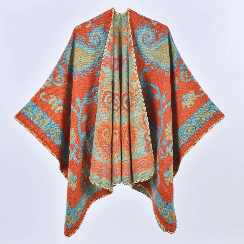 Sciarpa spessa con motivo paisley retr¨°