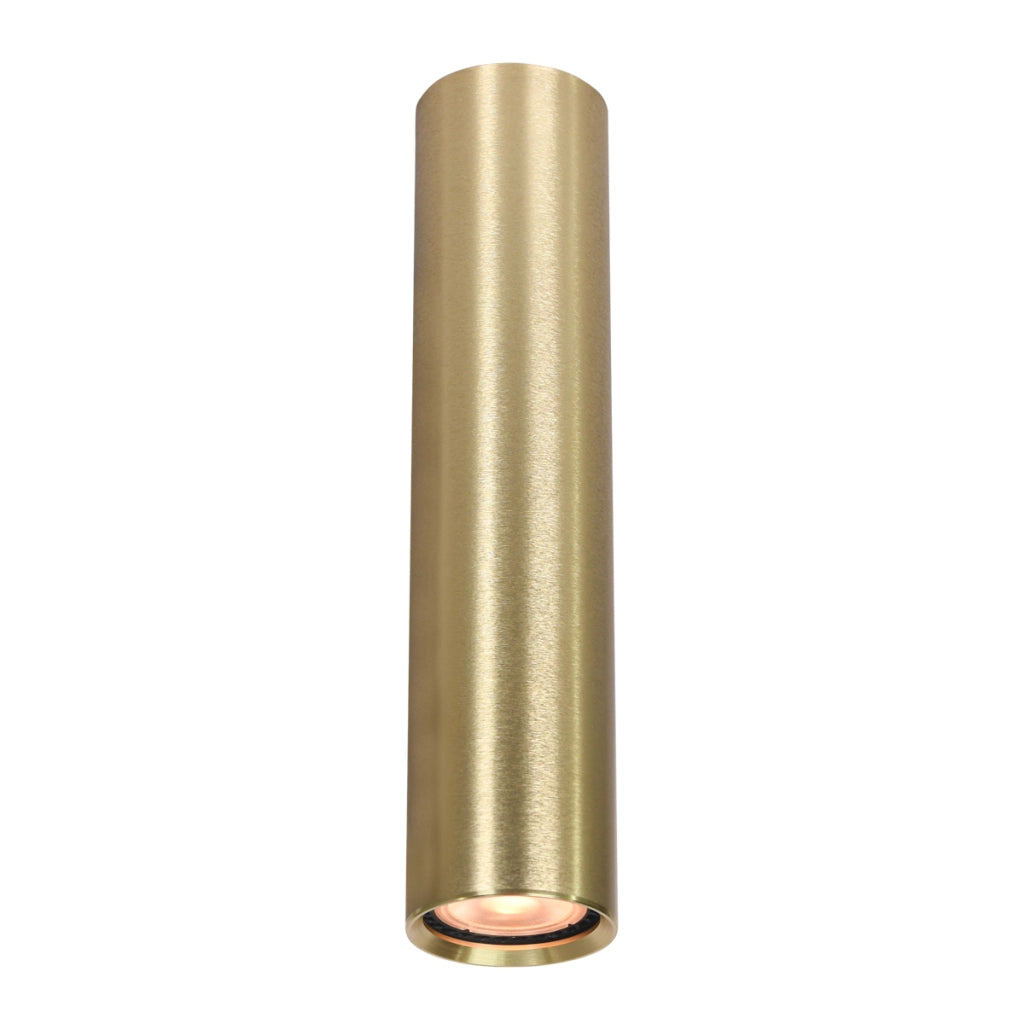 Spot soffitto moderno tubo oro 24cm GU10 Italux Lopus
