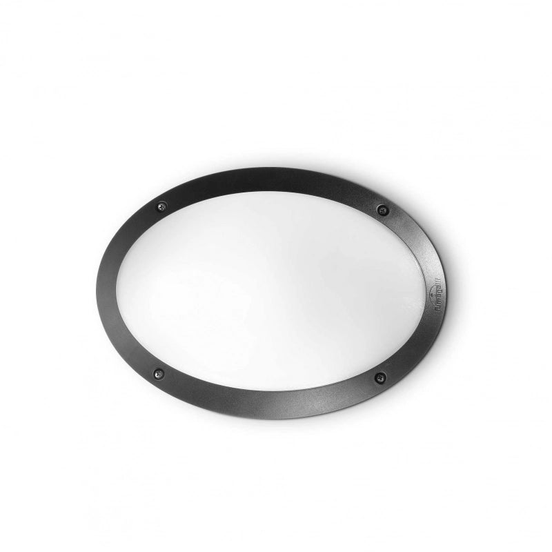 Lampada Da Parete Medea-1 Ap1 Nero Ideal-Lux