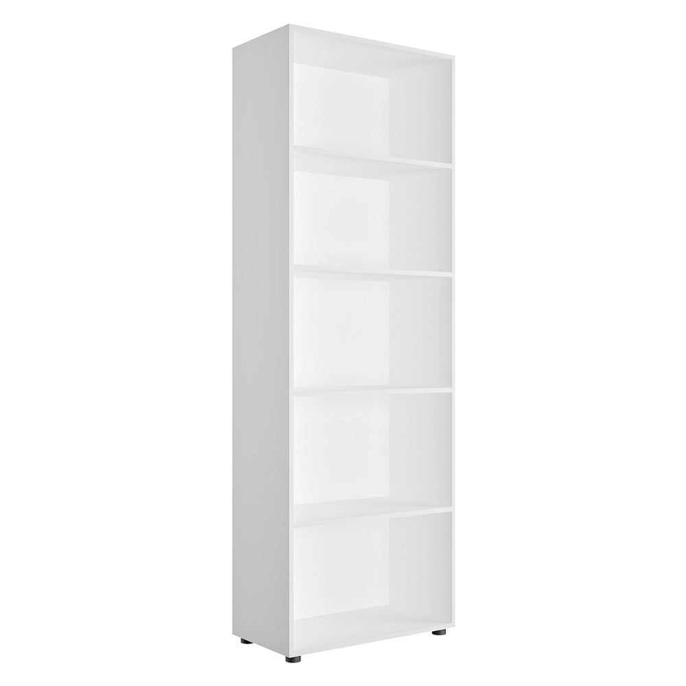 LIBRERIA LINEA 'ESPRESSO' 5 ripiani - cm.35,3x68xh.200 - bianca  - COMPOSAD