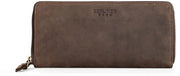 Portafoglio Vintage Palma con Protezione RFID - Marrone