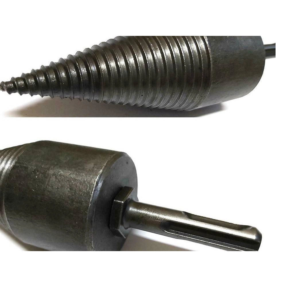 Trade Shop - Punta 50 Mm Spaccare Legno Spaccalegna Uso Domestico Per Trapano Sds Plus -