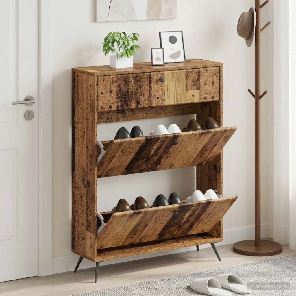 Mobile per scarpe BREDA 78 x 24 x 103 cm Legno ingegnerizzato 897543