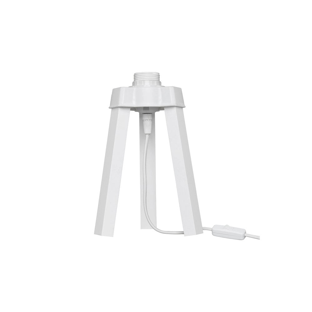 Lampada da tavolo treppiede legno colore bianco Piko MDL4768 22.5H