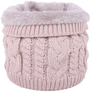 Guanti di calore a doppia faccia - Sciarpa infinita - Rivestito con Fleece - Inverno - Adatto per Uomini/Donne - Circonferenza 46 cm