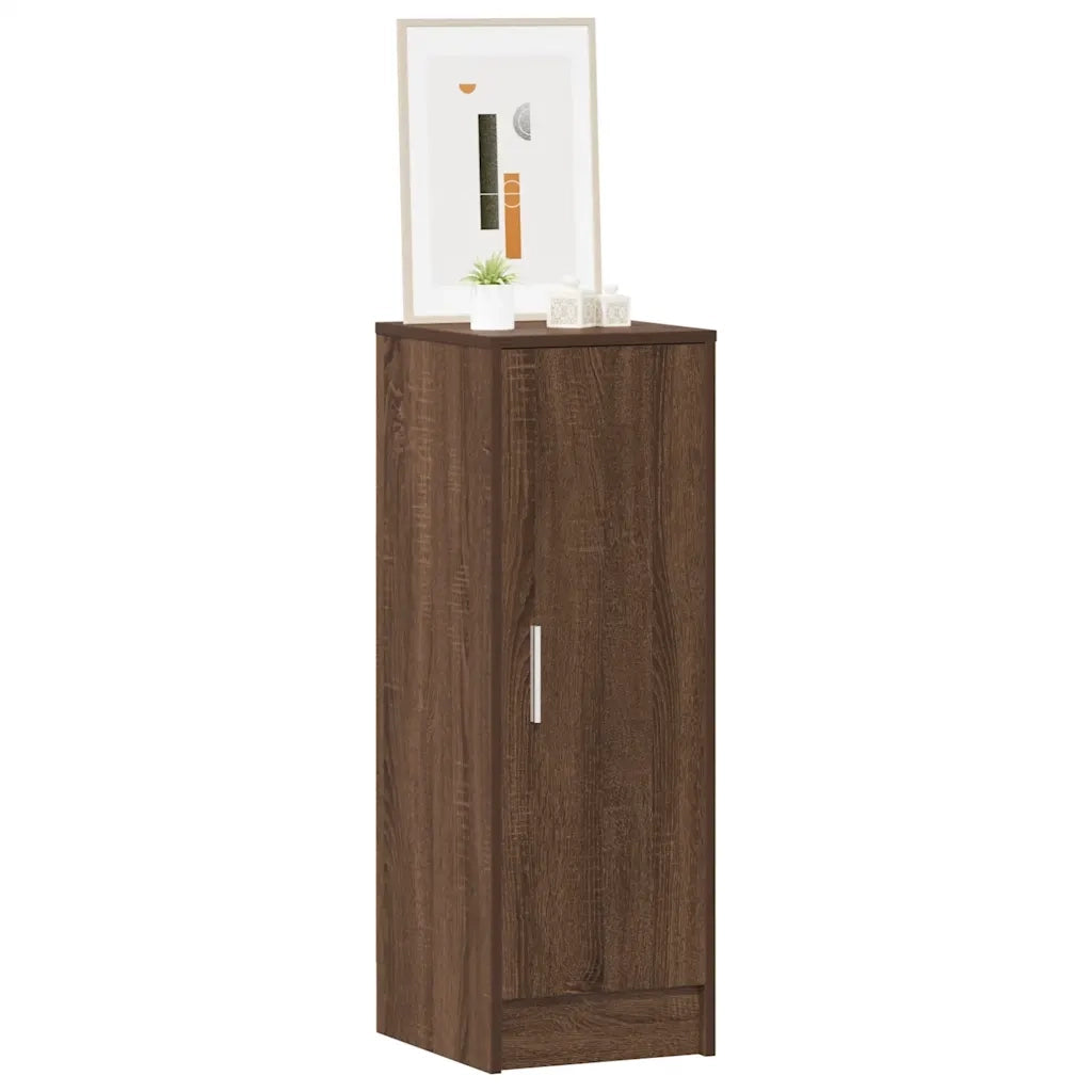 Scarpiera Rovere Marrone 32x35x92 cm in Legno Multistrato 816019