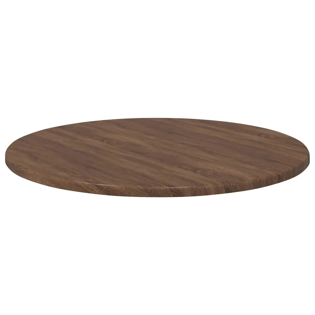 Piano del tavolo Rovere marrone Ø 50 x 1,5 cm Legno multistrato