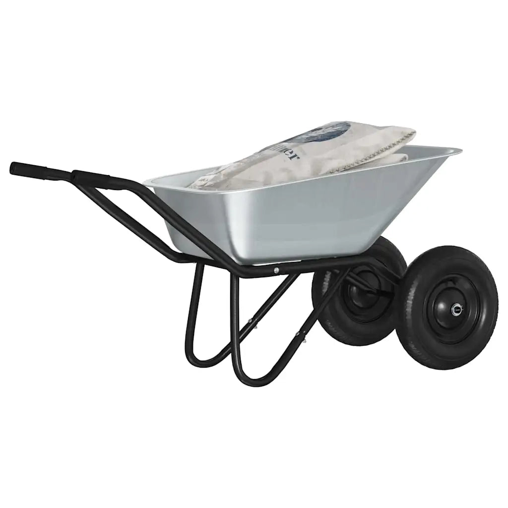 Carriole Argento e Nero 137 x 60 x 65,5 cm Acciaio CFW8757346