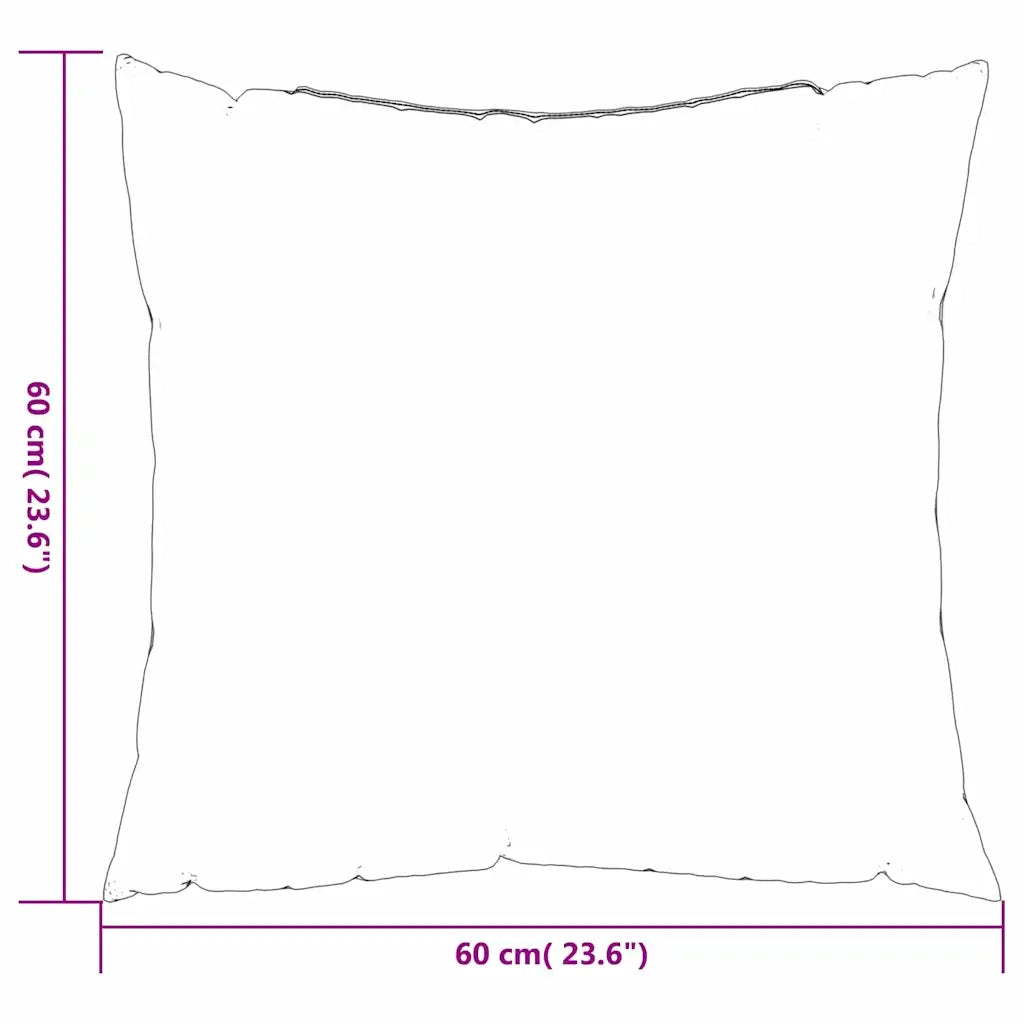 Cuscini Scatter 4 pz | Cuscini per sedie Rosa 60 x 60 cm Tessuto in Poliestere