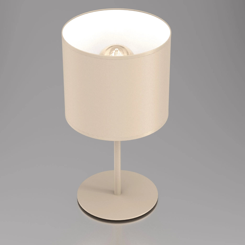 Lampada da tavolo minimalista beige 1xE27 metal Arden