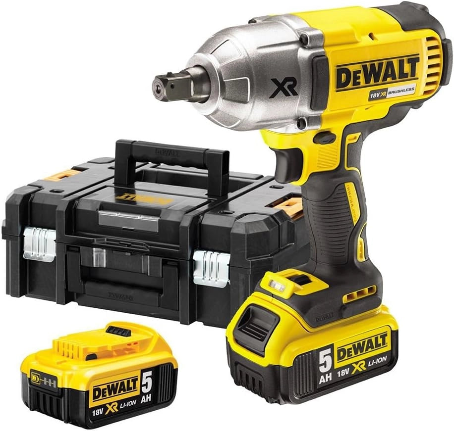 DEWALT DCF899N-XJ Trapano Avvitatore a Impulsi Attacco 1/2", Motore Brushless, in Scatola di Cartone Senza Batteria e Caricabatterie, 18 V