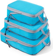 Organizzatore di bagagli Cubi di packing (azzurro cielo, 3 pezzi)