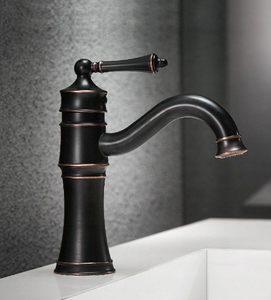 Rubinetto Da Bagno Rea Vintage Old Black Low