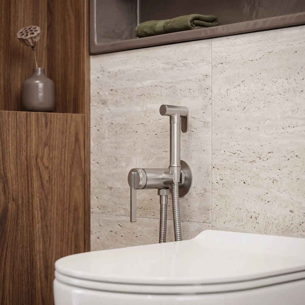 Rubinetto Bidet Rea Grace Brush Nickel
