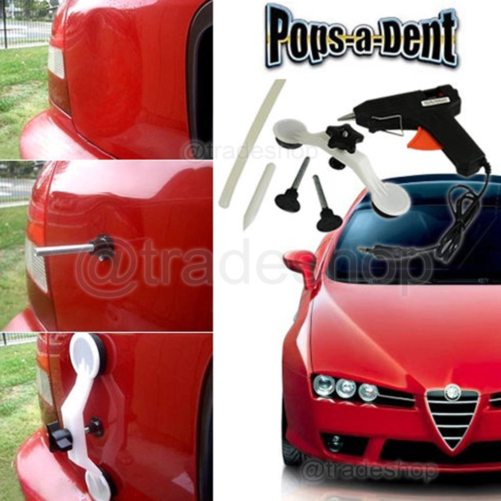 Trade Shop - Ripara Botte Auto Kit Ammaccature Bozzi Carrozzeria Pops A Dent Bang Bolle -