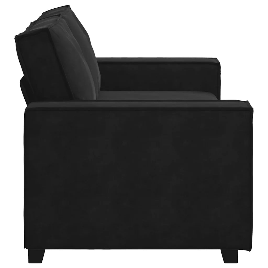 Divano a 2 Posti Nero 180x78x84 cm in Velluto 4105025