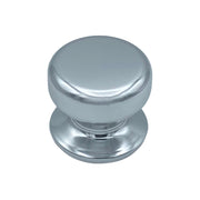 Pomolo fisso per porta SAGUATTI 175/70AB in alluminio argento lucido