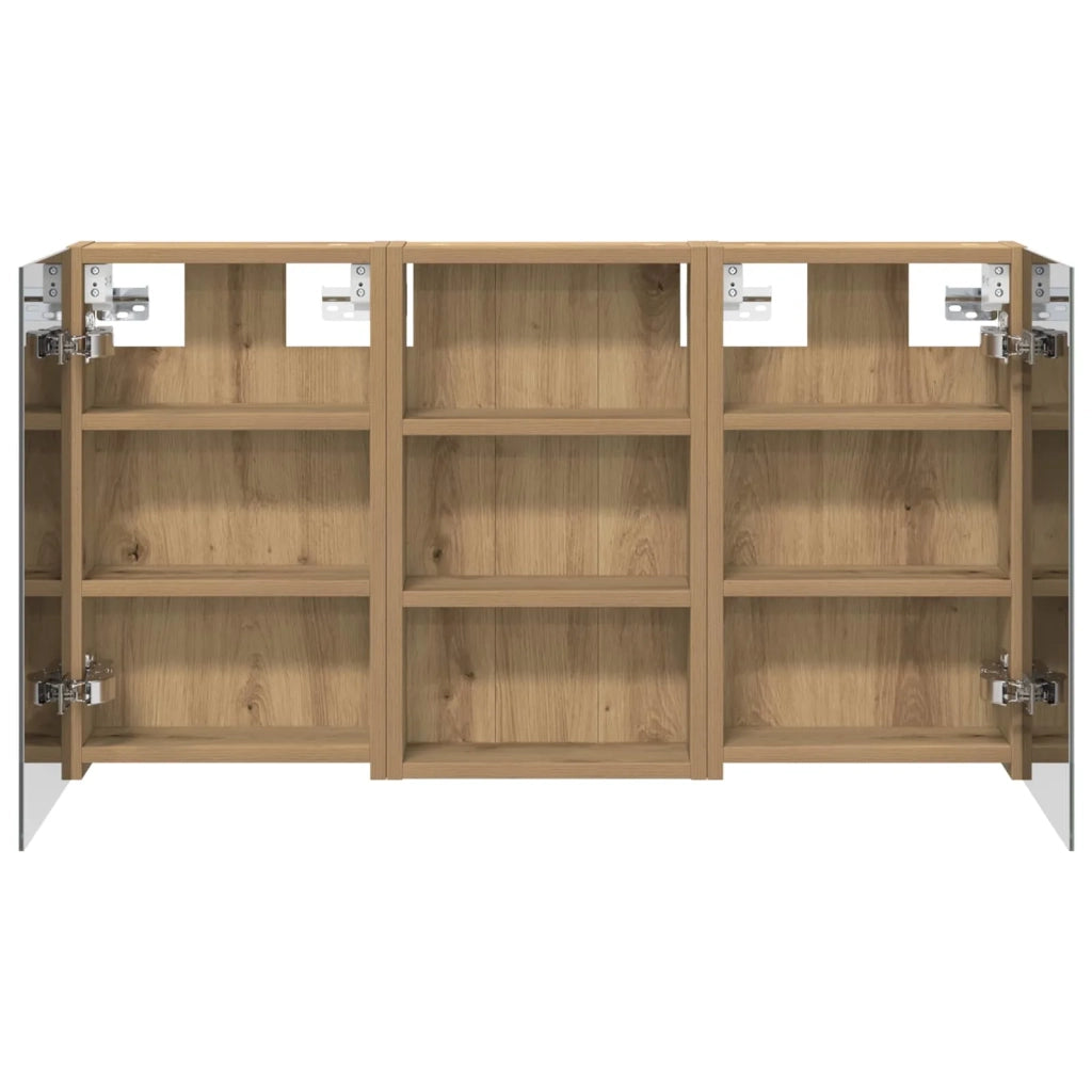 Set di Armadi da Bagno con lo scaffale 3 pcs 90 x 10,5 x 50 cm 3403671