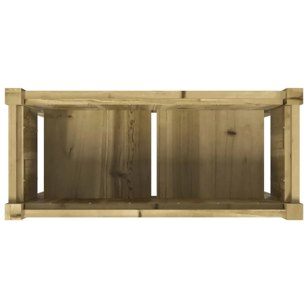 Fioriera Giardino con Gambe 70x31x70 cm Legno Pino Impregnato 837562