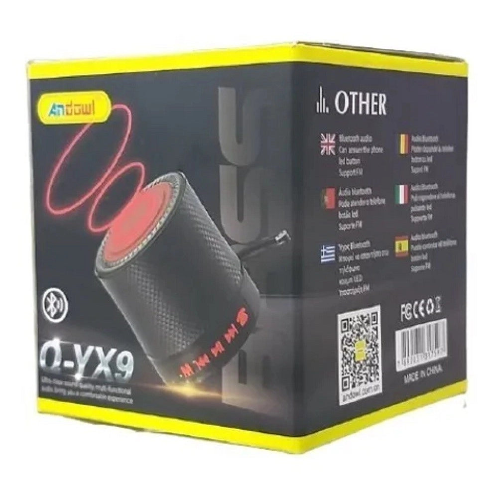 Trade Shop - Mini Altoparlante Wireless Ricaricabile Usb Con Connessione Bluetooth V5.0 Q-yx9 -