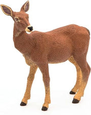 PAPO -Dipinta a mano- figurina-Fauna Selvatica -Daino Femmina-53014-Collezione -Adatto a bambini e bambine - A partire d
