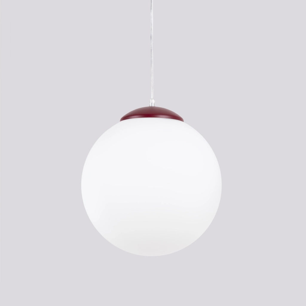 Lampada a sospensione UGO 30 bordeaux
