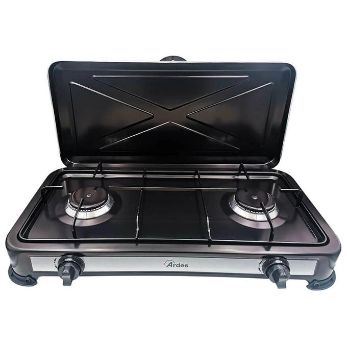 Ardes ODINO 2 Nero Superficie piana 59.5 cm Gas 2 Fornello(i)