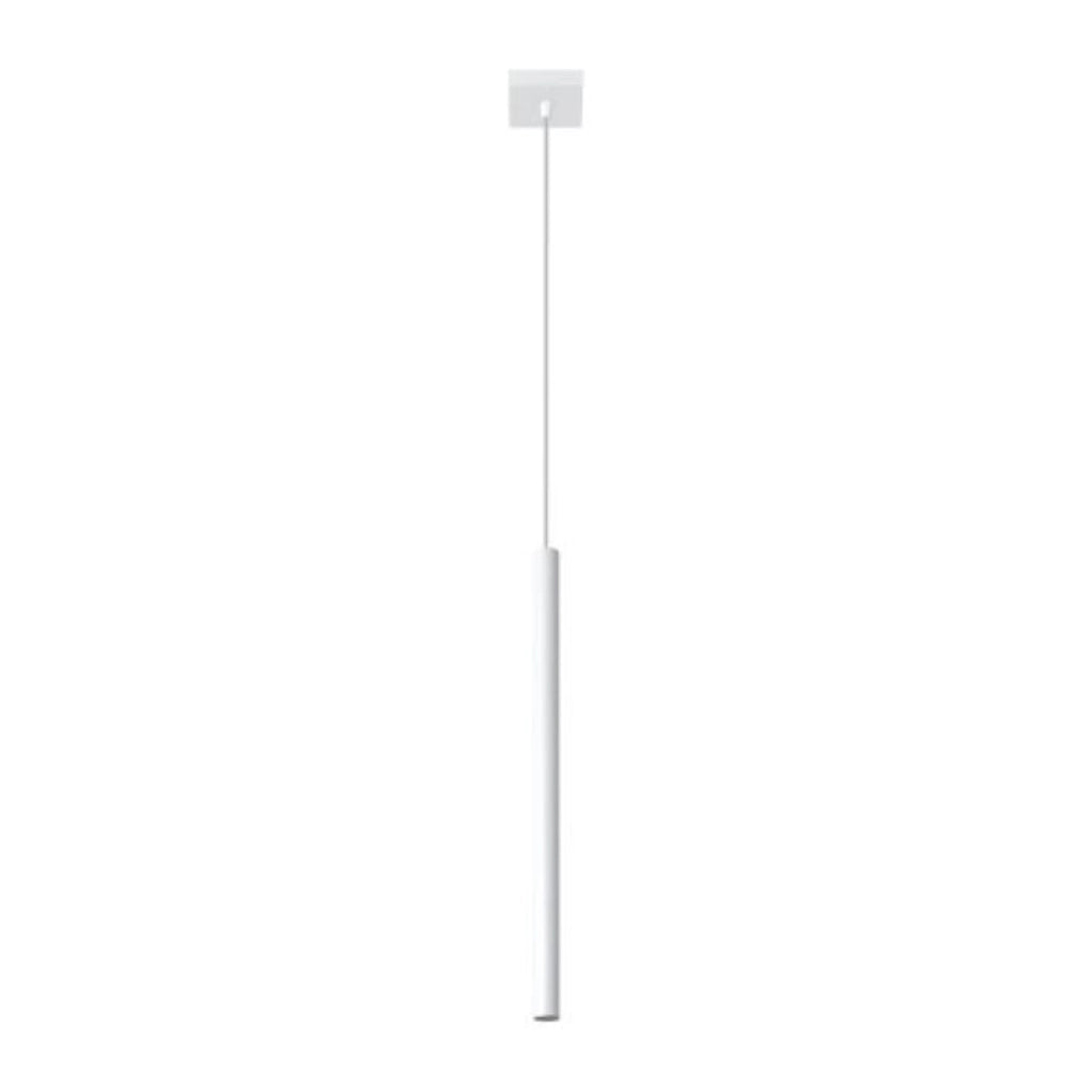 Lampada a sospensione Velino 1 bianca metallo G9 Pure Lume