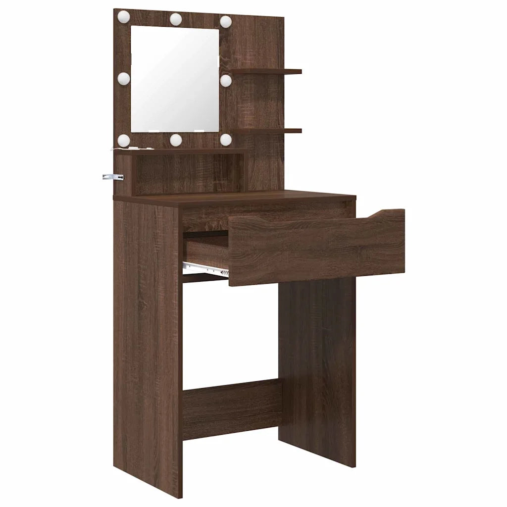 Tavoli da Trucco per Camera da Letto Rovere Marrone