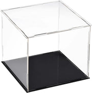 Vetrina in Scatola di Protezione - 30 x 30 x 30cm - Cubo di Presentazione - Per Figurine/Giocattoli - Archiviazione a Casa - Facile da Assemblare