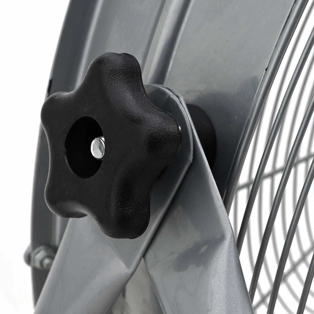 Ventilatore a tamburo  con ruote 3 velocitÃ  Argento ?64 cm