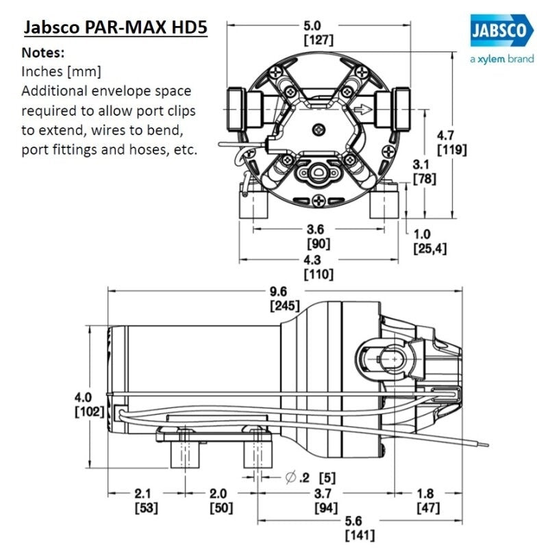 PAR MAX 5HD 12V 40PSI