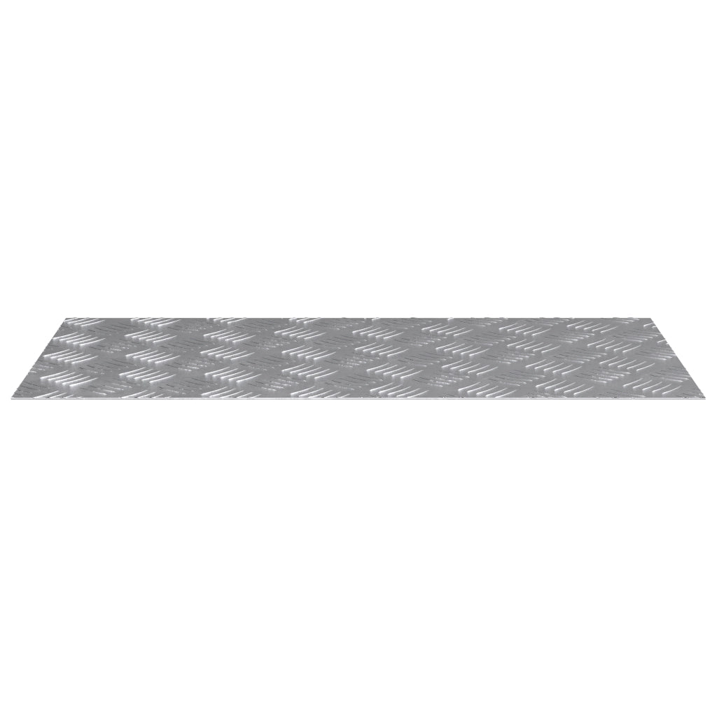 Set di 2 Placcature Antiscivolo in Alluminio 80x40 cm