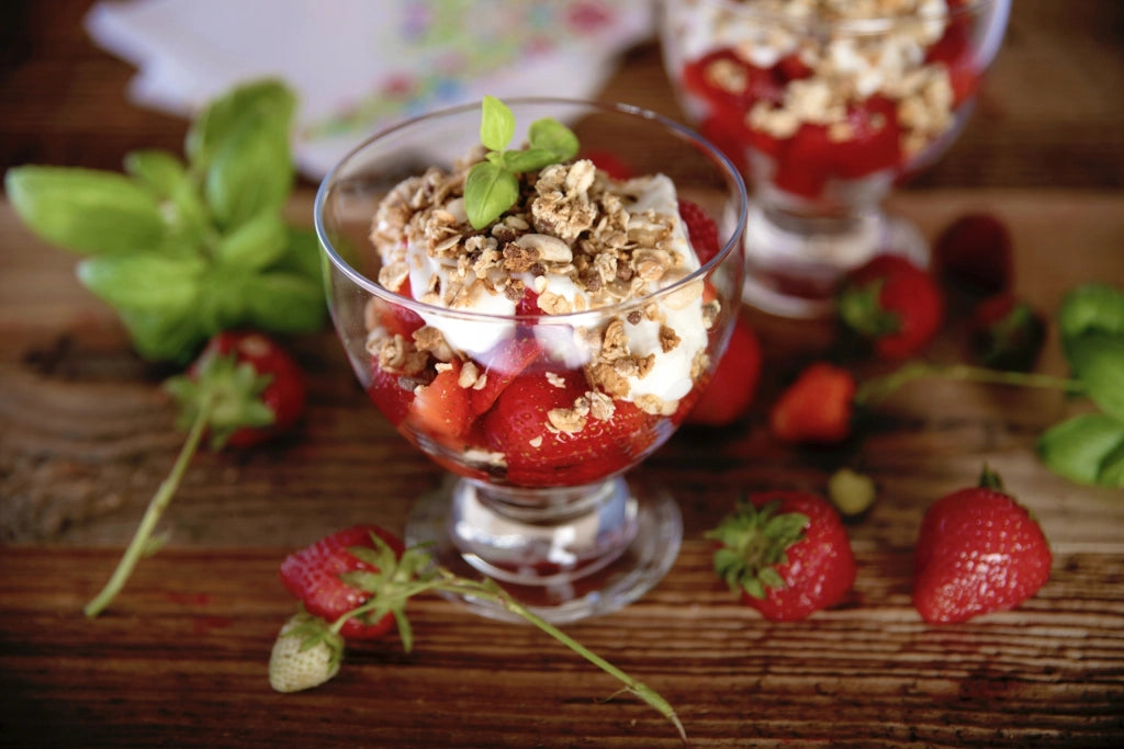 Coppetta da dessert per gelato KADAX da 450 ml, contenitore in vetro classico per dessert al gelato.