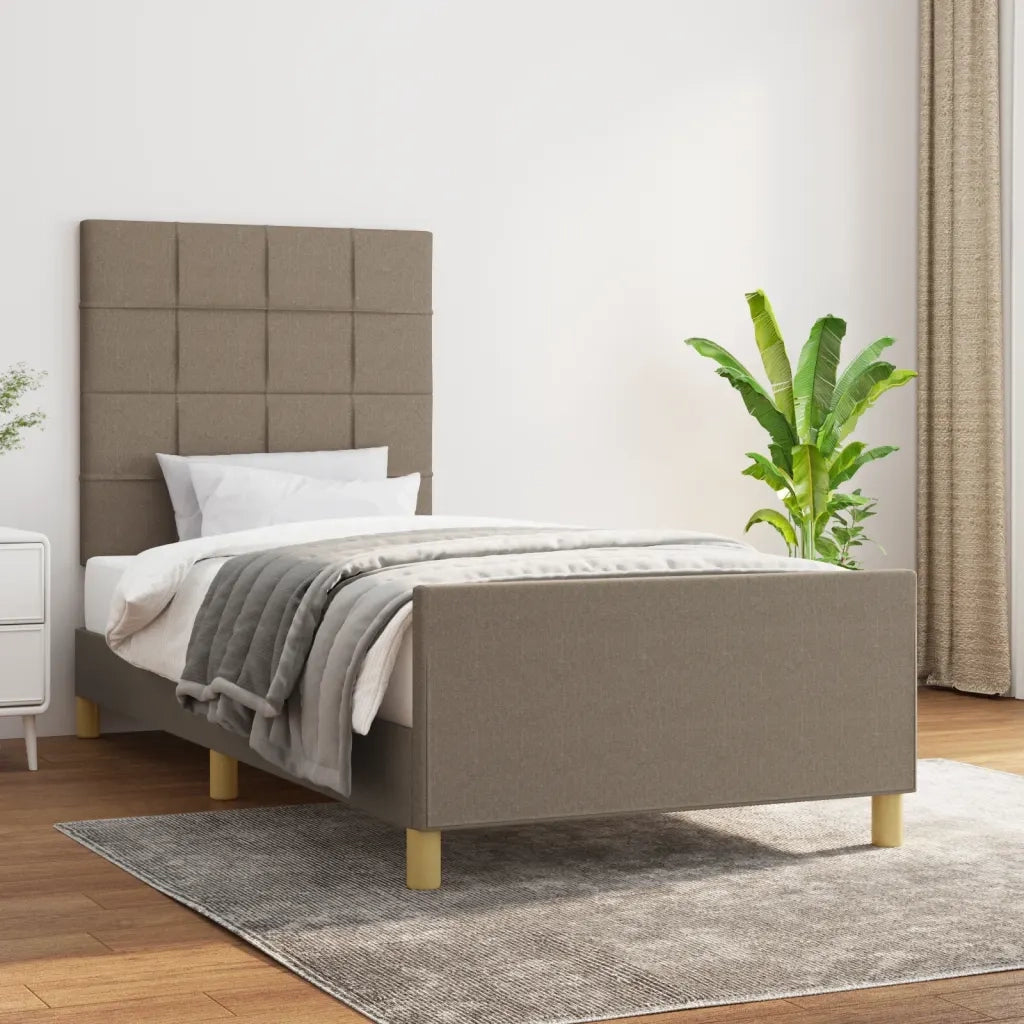 Giroletto senza Materasso Tortora 80x200 cm Tessuto 3125013